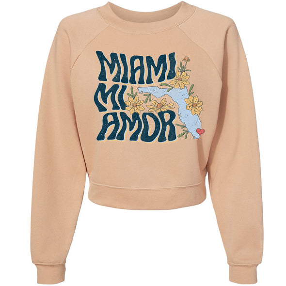 Miami mi Amor Florida Raglan Sweater
