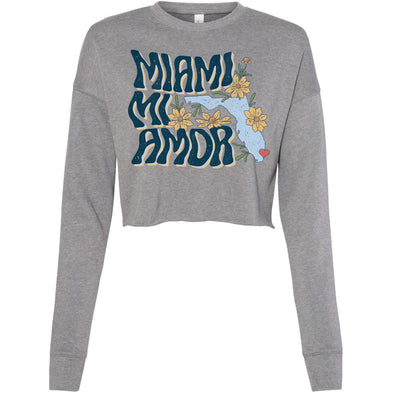 Miami mi Amor Florida Cropped Sweater