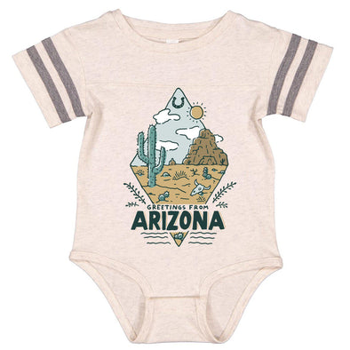 Arizona Diamond Stripes Baby Onesie-CA LIMITED