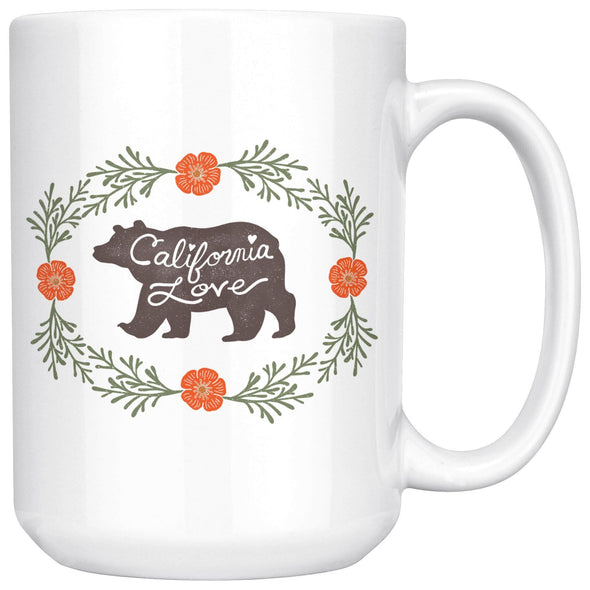 Bear CA Love Ceramic Mug-CA LIMITED