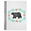 Bear CA Love White Spiral Notebook-CA LIMITED