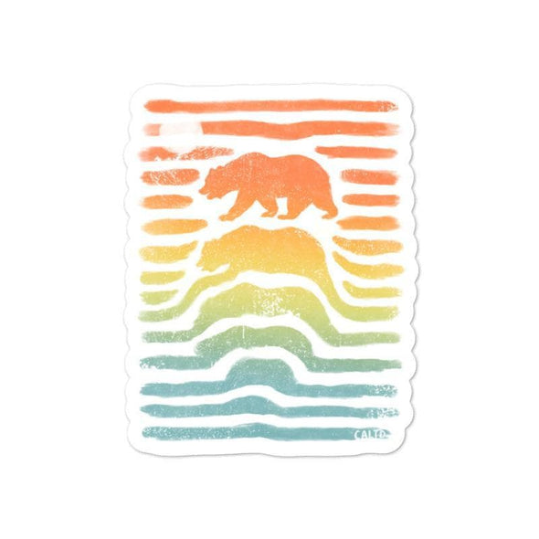 Bear In The Sand Decal-CA LIMITED