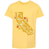 CA State With Poppies Youth Tee-CA LIMITED