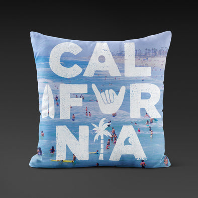 California Beach Pillow-CA LIMITED