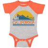 California Mountains Baseball Baby Onesie-CA LIMITED