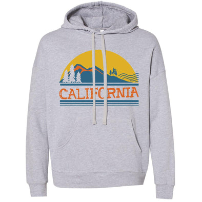 California Mountains Drop Shoulder Hoodie-CA LIMITED