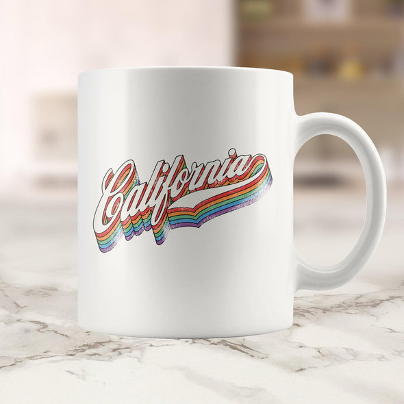 California Rainbow Mug-CA LIMITED