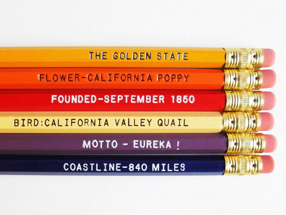California Rainbow Pencil Set-CA LIMITED