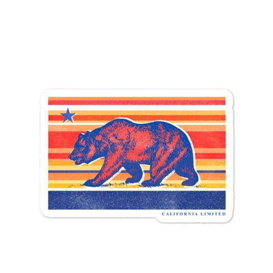 California Sunset Bear Decal-CA LIMITED