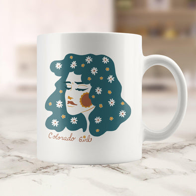 Colorado Girl Ceramic Mug-CA LIMITED