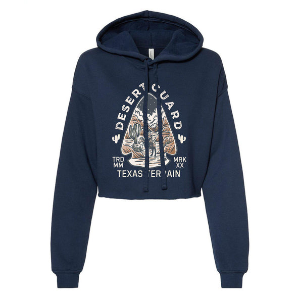 Desert Guard Texas Cropped Hoodie-CA LIMITED