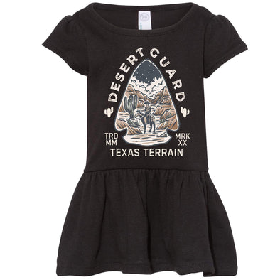 Desert Guard Texas Toddlers Dress-CA LIMITED