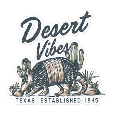 Desert Vibes Texas Decal-CA LIMITED