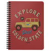 Explore Red Spiral Notebook-CA LIMITED
