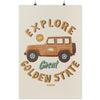 Explore The Golden State Poster-CA LIMITED