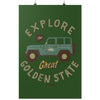 Explore The Great Golden State Green Poster-CA LIMITED