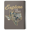 Explore the Road Texas Beige Grey Notebook-CA LIMITED