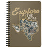 Explore the Road Texas Coyote Brown Notebook-CA LIMITED