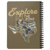 Explore the Road Texas Coyote Brown Notebook-CA LIMITED