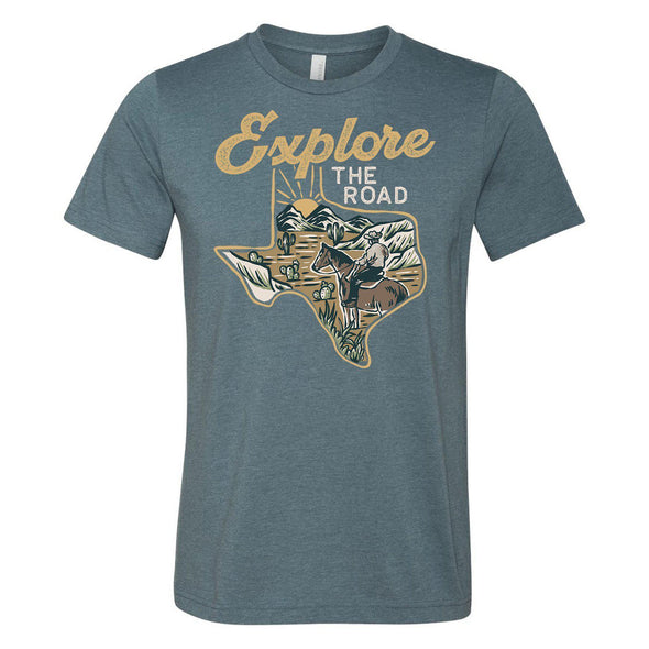 Explore the Road Texas Tee-CA LIMITED