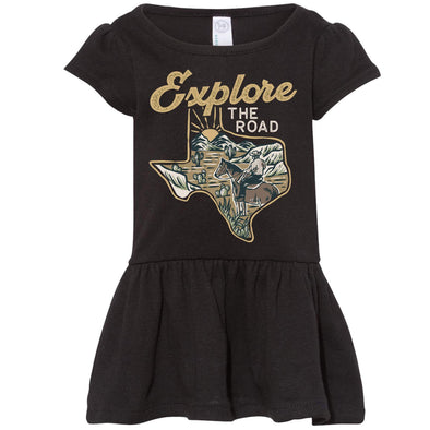 Explore the Road Texas Toddlers Dress-CA LIMITED