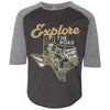 Explore the Road Texas Youth Baseball Tee-CA LIMITED