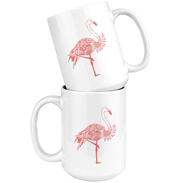 Flamingo FL Red Ceramic Mug-CA LIMITED