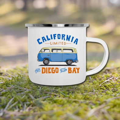 From Diego To The Bay Camper Mug-CA LIMITED