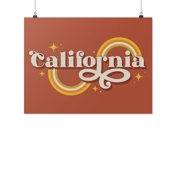 Groovy California Brick Poster-CA LIMITED