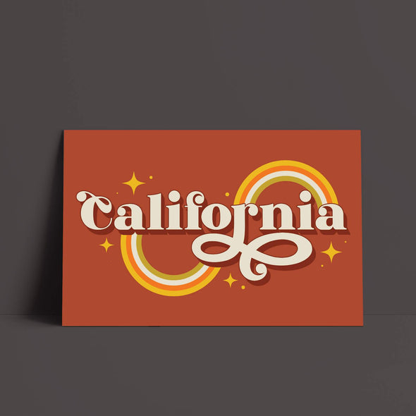 Groovy California Brick Poster-CA LIMITED
