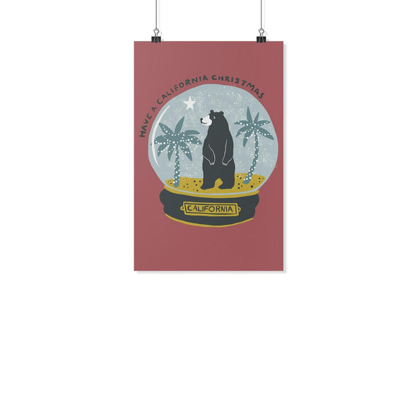 Have a California Christmas Red Poster-CA LIMITED