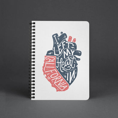 Heart Spiral Notebook-CA LIMITED