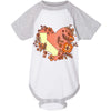 Heart State Baseball Baby Onesie-CA LIMITED