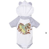 Heart State Hooded Baby Onesie-CA LIMITED