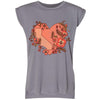 Heart State Rolled Sleeve Tank-CA LIMITED