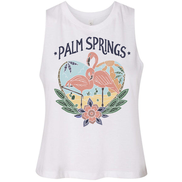 Palm Springs Cropped Tank-CA LIMITED