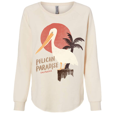 Pelican Paradise Bone Crewneck Sweatshirt-CA LIMITED