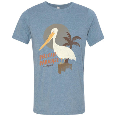Pelican Paradise Denim Triblend Tee-CA LIMITED