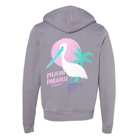 Pelican Paradise Storm Zipper Hoodie-CA LIMITED