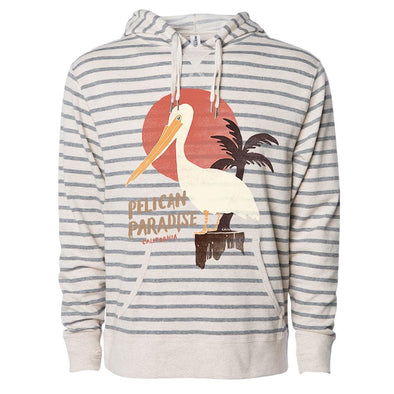 Pelican Paradise Stripes Hoodie-CA LIMITED