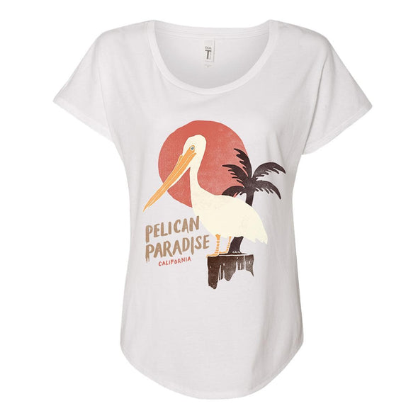 Pelican Paradise White Dolman-CA LIMITED