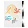 Pelican Paradise White Spiral Notebook-CA LIMITED