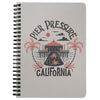 Pier Pressure Grey Spiral Notebook-CA LIMITED