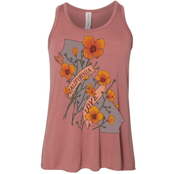 Poppies CA Love Youth Flowy Tank-CA LIMITED