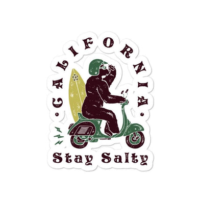 Salty In California Decal-CA LIMITED