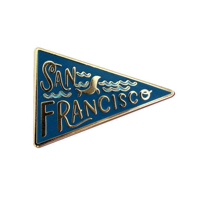 San Francisco Pennant Pin-CA LIMITED