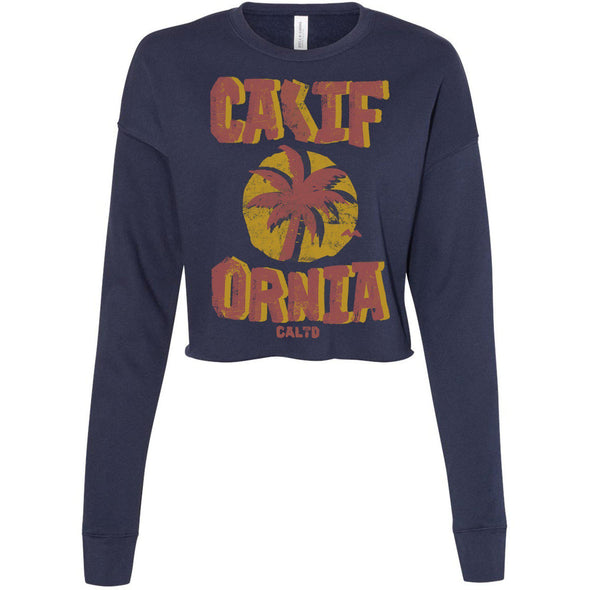 Sunset CA Love Cropped Sweater-CA LIMITED