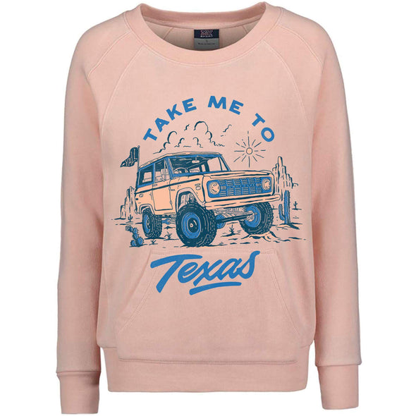 Take Me Tx Crewneck Sweater-CA LIMITED