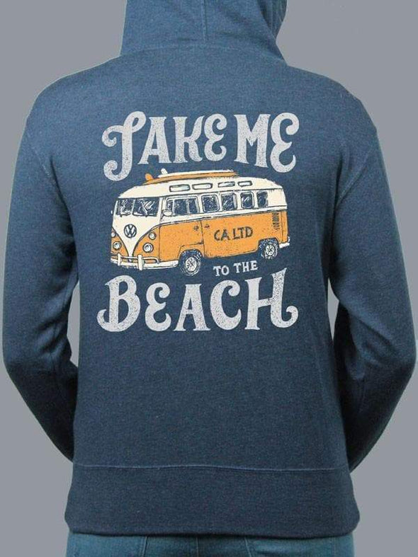 Take me to the Beach Navy hoodie-CA LIMITED