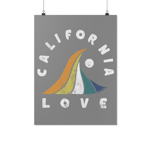 Wave CA Love Grey Poster-CA LIMITED